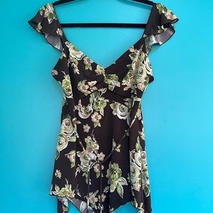 Boho Floral Top